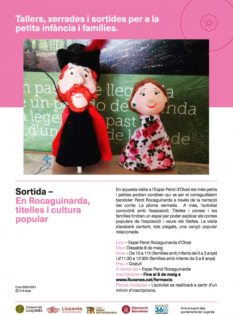 En Rocaguinarda, titelles i cultura popular